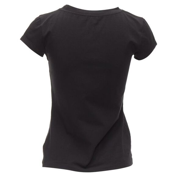 Loewe Glass Crystal Red Glitter Logo Cotton Blend Tshirt - Picture 5 of 6